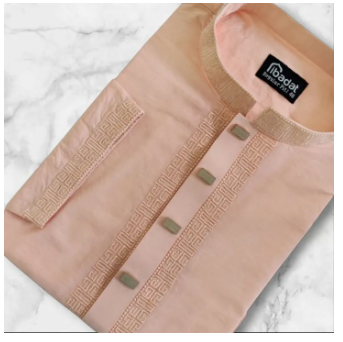 Panjabi -Black embroidered