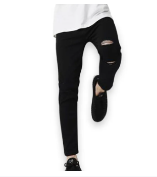 Black Men’s Denim Casual Jeans Pant